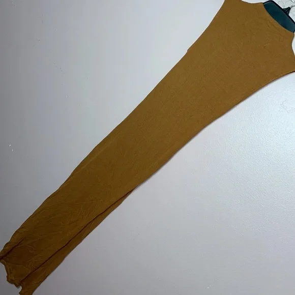 Enza Costa Silk Ribbed Midi Dress - Picture 4 of 7